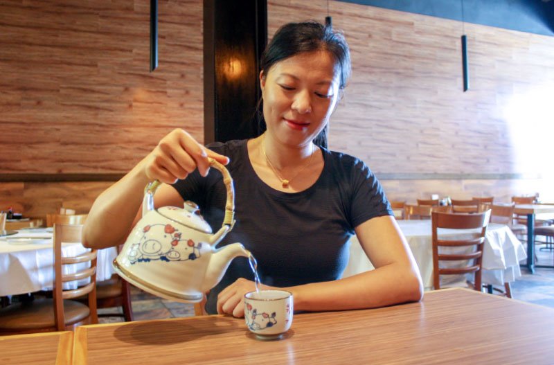 Hunan Kitchen serves sort of Chinese flavors