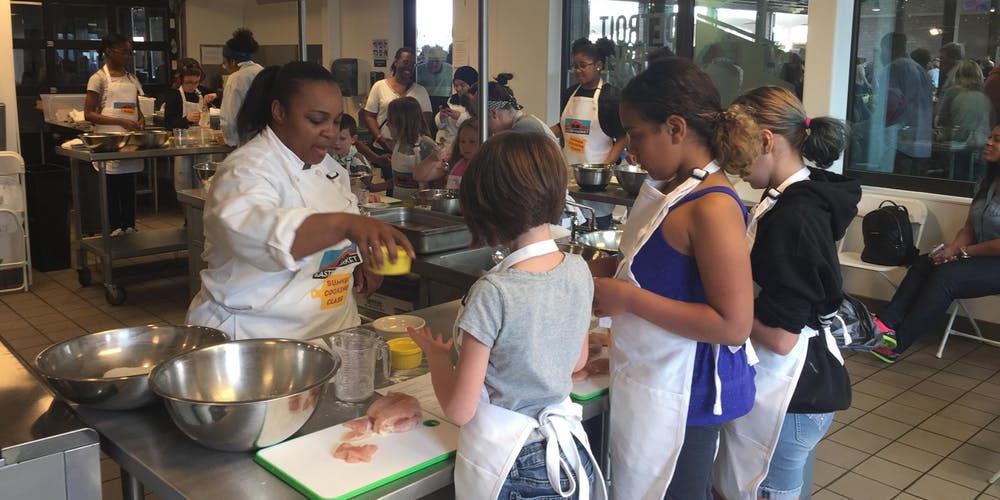 Get your kids cooking with the Edible Wow instructions at Eastern Market