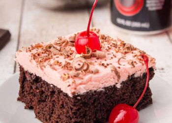 Indulge in Cherry Dr Pepper Cake Delight